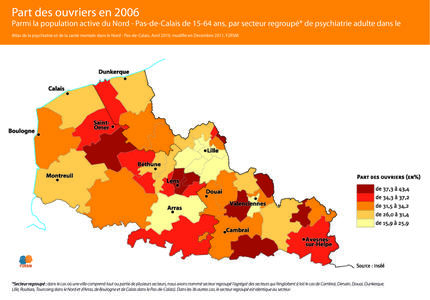 Part des ouvriers en 2006