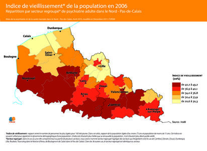 Indice de vieillissement de la population en 2006