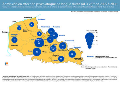 Admission en affection psychiatrique de longue dur
