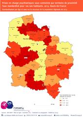 carte Les soins psychiatriques sous contrainte dan