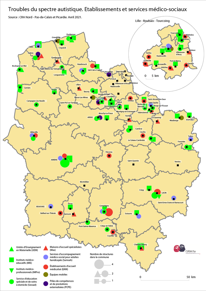 Carte structures autisme 2021